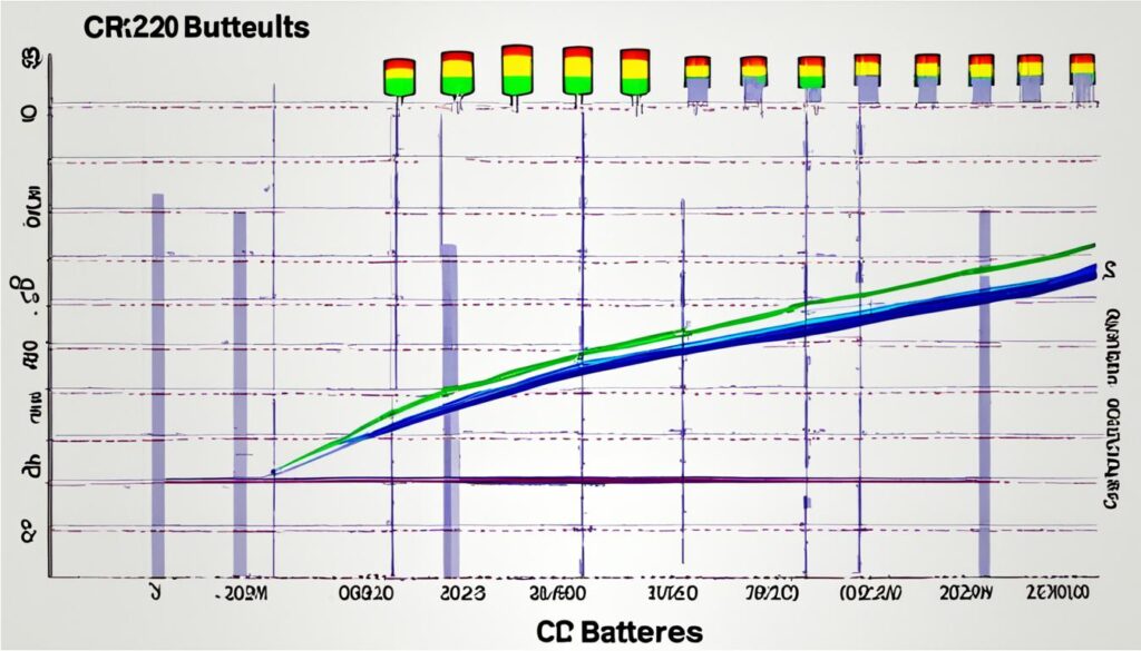 CR2032 Testergebnisse Grafik